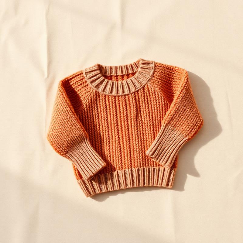 Jumper labelled with a Safe Belongings QR tag